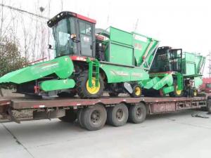 山東聊城客戶訂購的穗(sui)莖兼收玉米收穫機已髮貨