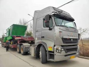 保定莖穗兼收玉米收穫機髮貨了